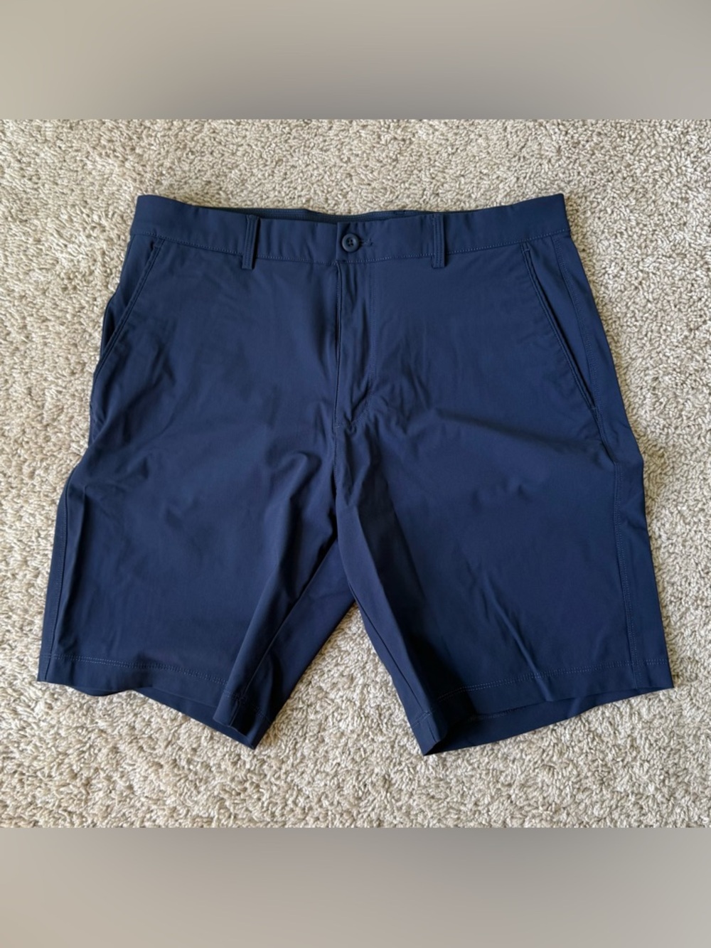 Greg Norman Collection Men's Navy Performance Flat-Front Shorts